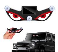 Lampe solaire LED Demon Eye pour fenêtre de voiture - Étanche - Pas de perçage - Lampe d'ambiance dynamique - Alimentée par USB - Pour SUV, TruckRV
