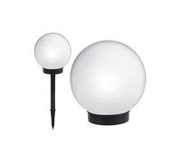 GreenBlue Lampe solaire LED extérieure sphérique 15×15×48 cm éclairage blanc ou couleur