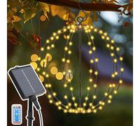Lampe solaire LED extérieure suspendue 30 cm 120 LEDs Lampe boule pour jardin, fête & mariage