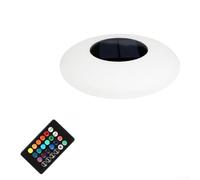 Lampe solaire LED flottante pour piscine avec télécommande, étanche IP67, éclairage extérieur à énergie solaire pour jardin, piscine, terrasse avec plusieurs modes d'éclairage
