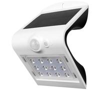 Lampe solaire LED pour extérieur - 1,5 W - Blanc chaud - Lampes solaires à LED avec détecteur de mouvement - Étanche - Éclairage solaire à LED - Lumière solaire - Pour jardin, patio