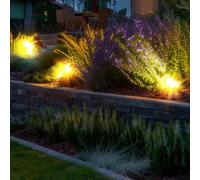 Lampe Solaire Luminaires de Jardin D'Extérieur Pointe IP44 Batterie LED 3er Set