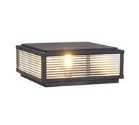 Lampe solaire moderne carrée simple pour jardin, cour, terrasse et allée (alimentation municipale XL )