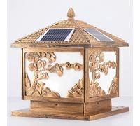 Lampe Solaire Moderne pour terrasse, en Aluminium, imperméable, avec Support pour Pilier, éclairage Vintage pour Portail, Porche, Pilier en Pierre, éclairage Mural carré extérieur