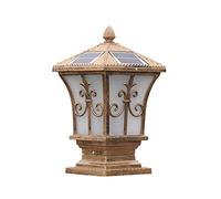 Lampe Solaire Pilier Extérieure Étanche Pour Portail, Villa, Jardin, Applique Murale Extérieure, Lampe de Porche/Terrasse Style Industriel Rétro,Daire, Lampe de Table,Daire Stigma, Éclairage de Colonn