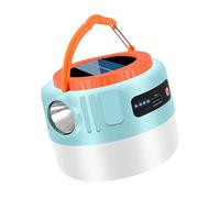 Lampe solaire portable de camping rechargeable par USB avec télécommande pour la maison, le bureau, la tente