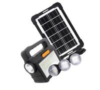 Lampe solaire rechargeable avec voiture de sport automatique le matin, éclairage nocturne, quatre mille randonnées pédestres et expéditions dans la nature mettant en évidence une crise permanente de