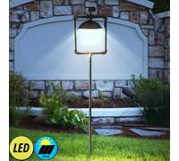 Vintage LED Solaire Jardin Lampe Patio Éclairage Extérieur Plug Lumière Antique Noir