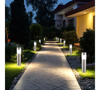 Lampe Solaire Spots à Encastrer D'Extérieur LED Itinéraires Inox Epi 12er Set