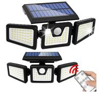 Lampe Solaire Toolight P60263 Lampadaire De Jardin Noir 14,5X28X9,1Cm