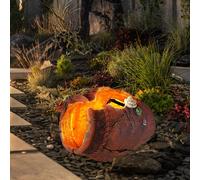 Lampe Solaire Vase à Fleurs Lampe D'Extérieur LED Pot de Fleurs Römer Antique