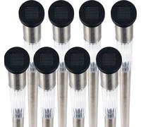 Lampe solaire XXL tige 71 cm 8er Pack