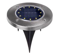 Maclean MCE318 IP44 projecteur solaire de jardin 12 LED SMD 4000K Ni-MH 600 mAh 0.7 W