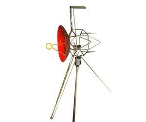 Lampe sonde spatiale décorative de bureau, kit électronique de type C avec 3 lumières LED clignotantes, modèle d'art compact en métal pour bureau, configuration de jeu, fans d'espace, idéal comme