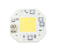Lampe Spot COB 50W, Source de Lumière Intégrée, Couleur Blanc Froid, Haute Puissance, Alimentation AC100-260V - Luminosité Élevée, Consommation Réduite, Usage Divers Intérieur (Lumière chaude)
