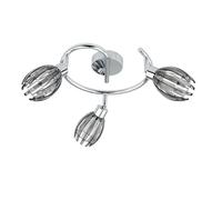 Lampe spot EZZO HS 3xG9/33(40W), chrome/verre fumé L : 285, H : 210, intensité lumineuse variable