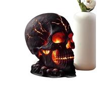 Lampe Squelette - Table Squelette Light Halloween décorations | Lampe à crâne en Pierre de Lave | Desk Light décor décorations intérieures pour Le Porche de Jardin Chambre à Coucher extérieur fo