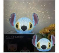 Lampe Stitch projection 3D Stitch pour enfants - Lampe de nuit LED effet étoiles, ambiance apaisante