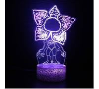 Lampe Stranger Things, Lumière D'illusion 3D,Veilleuse Stranger Things LED 16 Couleurs ,Cadeau D'anniversaire Cadeau de Noël- 06