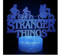 Lampe Stranger Things, Lumière D'illusion 3D,Veilleuse Stranger Things LED 16 Couleurs ,Cadeau D'anniversaire Cadeau de Noël- 04