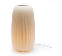 Lampe striée grand modèle - Amadeus - Blanc - Porcelaine Blanc G