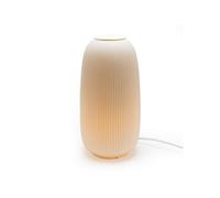 Lampe striée grand modèle - Amadeus - Blanc - Porcelaine Blanc G