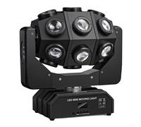 Lampe stroboscopique à tête mobile, puissance 180W, activée par le bruit, ZQ02097, prise EU