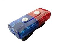 Lampe stroboscopique d'avertissement de sécurité de la police avec sifflet électronique magnétique petite lampe torche rechargeable LED clignotante lampe de sécurité avec lampe de poche cadeau pour