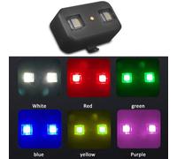 Lampe Stroboscopique De Vol De Nuit, Drone, Lumière Arrière Clignotante Pour Moto Et Vélo, Rechargeable Par Usb, 6/7 Couleurs