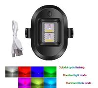 Lampe Stroboscopique Universelle À 7 Couleurs, Rechargeable Par Usb, Éclairage D'urgence Pour Drone, Bicyclette, Cyclisme De Nuit