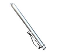 Lampe Stylo LED Médicale Argenté en Alliage Aluminium pour Examen | Lumière Blanche, Format Plume Clip Poche, Alimentation par 2 Piles Aaa, Contrôles Rapides des Pupilles Cavité Orale