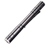 Lampe Stylo Médicale LED Noire à Clip, 2 Piles Aaa, Aluminium | Infirmiers et Médecins, Examen des Oreilles Bouche, Charge Rapide, Poche, Trousse