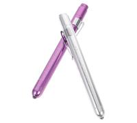 Lampe Stylo Médicale LED pour Examen, Alliage, Modèle 7 | Design Intégré Clip, Faisceau Focalisé, pour Médecins et Dentistes, Contrôle des Pupilles Dents Couleur Aléatoire