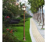 Lampe Sur Colonne de Jardin, Lanterne Paysagère,Daire D'Extérieur Étanche Pour Terrasse, Allée, Chemin,Daire de Table, Lampe Décorative E27, Lampe de Clôture de Parc Villa