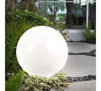 Boule lumineuse solaire jardin LED décoration de jardin boule solaire pour extérieur 20 cm Boule lumineuse solaire, durée d'éclairage environ 6-8 heures, H 62 cm