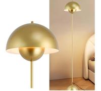 Lampe sur pied - ALPINALUZ - SHARAM - Doré - Métal vintage - Douille E27