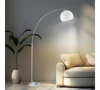 Lampe Sur Pied Bogen Lampe De Lecture Blanche Pour Le Salon H 180 Cm