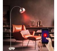 Lampe Sur Pied Bogen Lampe Smart RGB LED App Chromée Boule Mobile