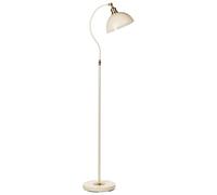 Lampe sur Pied en Métal avec Abat-Jour et Bras Ajustable Beige Lennon