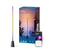 Lampe sur Pied Intelligente eufy E10, LED RGBWW, pour Salon et Chambre, 16 Millions de Couleurs, 1700 Lumens, Compatible Alexa et Google, Thèmes Lumineux IA Illimités pour Noël et Halloween, Noir