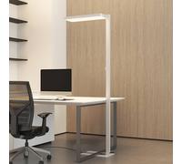 Arcchio LED Lampadaire Timon à intensité variable (Moderne) en Blanc Aluminium e. a. pour Bureau (à 2 lampes,), lampadaire éclairage indirect lampe salon