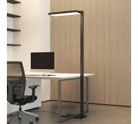 Lampe sur pied LED Arcchio Timon, 54 W, noir, hauteur 195 cm Timon Arcchio, dimmable, noir, Bureau, Aluminium, Moderne