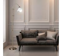 Lampe Sur Pied LED Bogen Antik Réglable Altmessing Vintage Retro EDISON