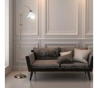 Lampe Sur Pied LED Bogen Antik Réglable Altmessing Vintage Retro EDISON