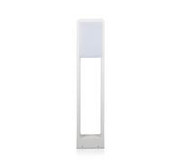 Lampe Sur Pied LED Pour Extérieur Lampe De Chemin Aluminium Blanc IP65 H 80 Cm
