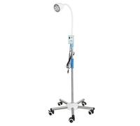 Lampe sur pied rotative à 360°,Lampe d'examen médical mobile,Lampe d'examen dentaire LED,Hauteur et angle réglables,Pour gynécologie et stomatologie ambulatoires