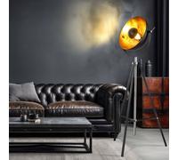 Lampe Sur Trépied Lampe Sur Pied Réglable En Hauteur Spot Orientable 3 Pieds E27