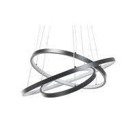 Lampe Suspendue à Design 3 Cercles en Aluminium Noir Atrek [EEK: A]