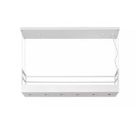 Lampe Suspendue à Manger Blanc Métal 110 CM Long GU10 Pendelleuchte 6-flammig