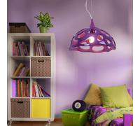 Lampe Suspendue à Suspension pour Chambre D'Enfant Violet 1 Flammes H 110 CM